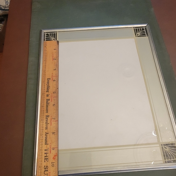 VINTAGE Art DECO Silver Picture Frame - Picture 5 of 7